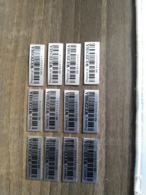 Self Install Aluminum Asset Label Tags