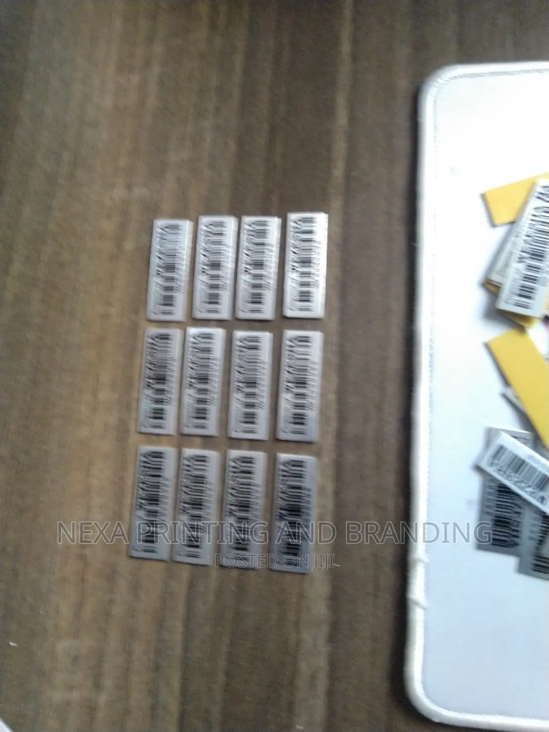 Self Install Aluminum Asset Label Tags