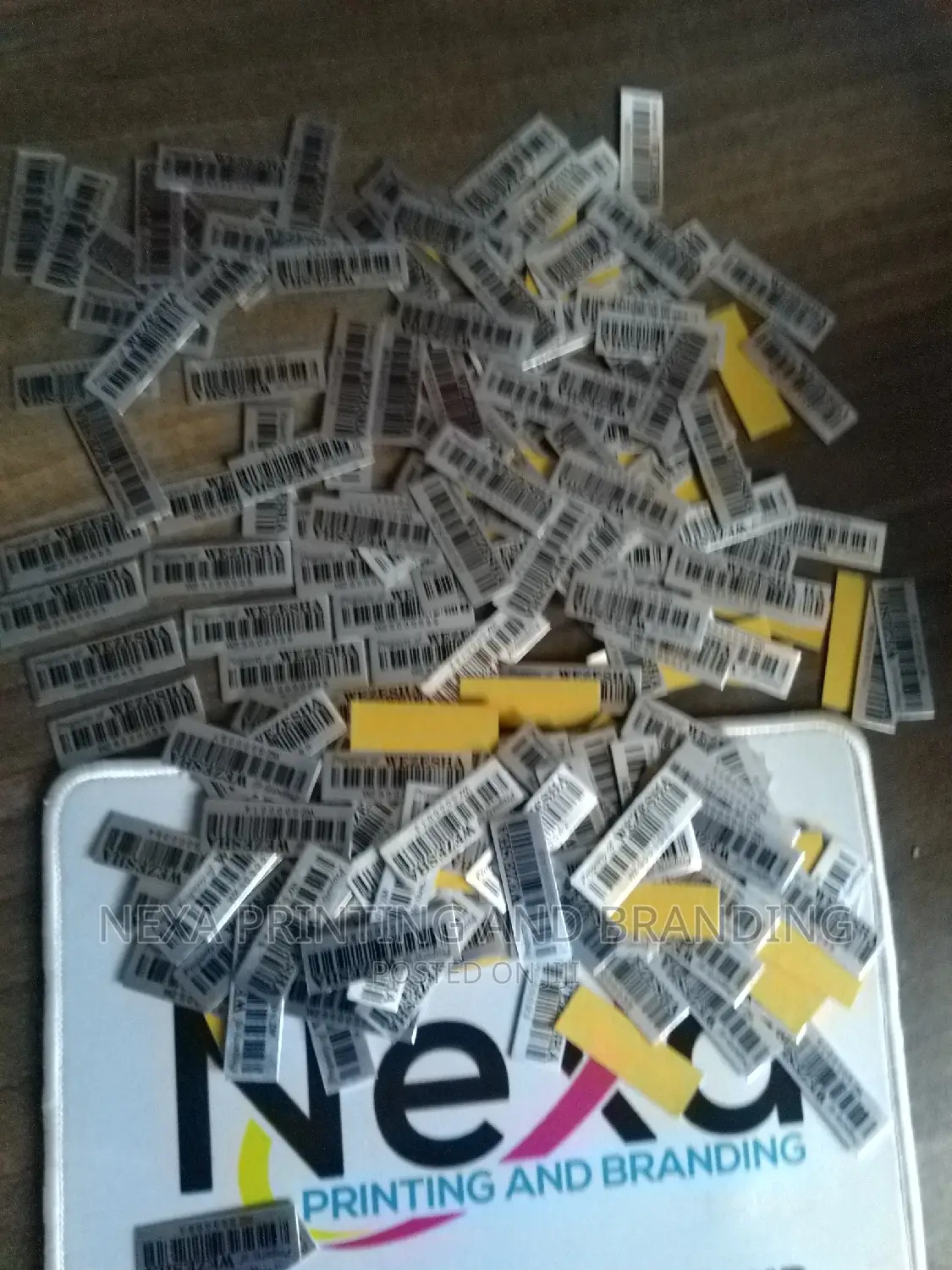 Self Install Aluminum Asset Label Tags