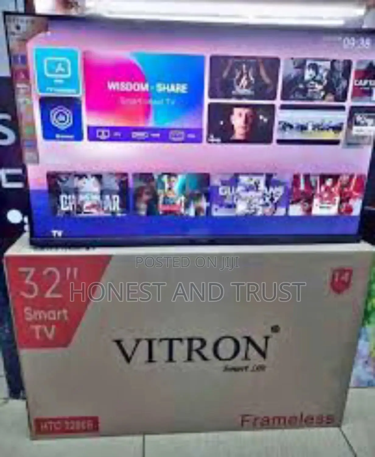 Vitron 32 Inch Smart Android Frameless Tv
