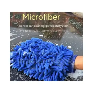 Car Wash Cleaning Gloves Super Microfiber Towel Chenille