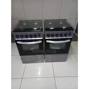 Nunix Free Standing 4 Gas Burner Cooker With Oven