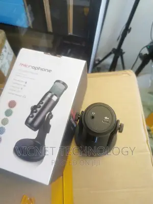 RGB Lightning Professional Desktop Microphone
