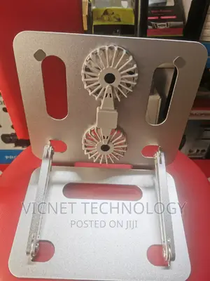 Adjustable Dual Fun Metallic Laptop Stand