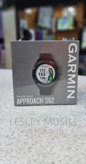 Garmin Approach S62, Premium Golf GPS Watch, Black