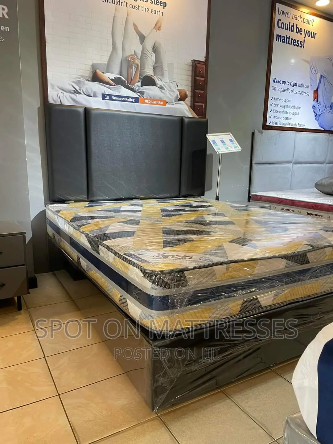 Queen Size Complete Bedset (Divan Bed+Spring Mattress)