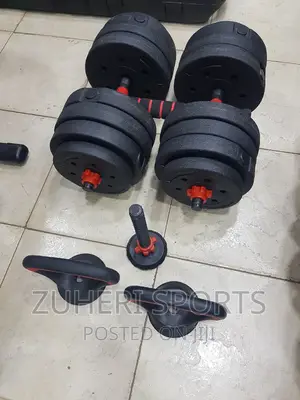 40kg Adjustable Kettlebell Dumbbell Barbell Set Pushup Stand