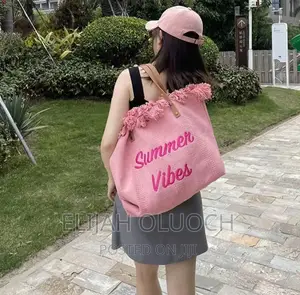 Women Summer Vibes Tote Bag