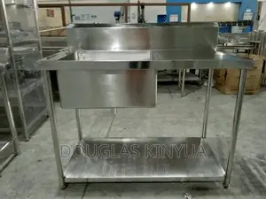 Sstainless Single Bowl Washing Sink.
