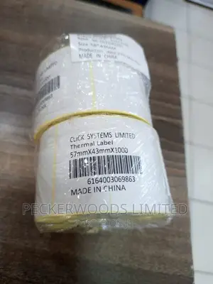 58*43 Rectangular Thermal Label - 1000 Stickers, White