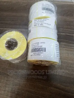 New 58*43 Thermal Labels 1000 Stickers Colour White
