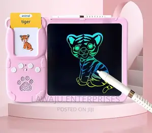 Pink Card Reader With Writing Board