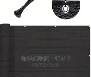 Black Balcony Privacy Shield