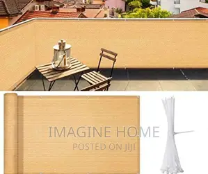 Beige Balcony Privacy Shield