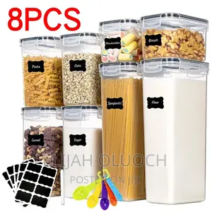 8pcs Food/Pantry Storage Containers*