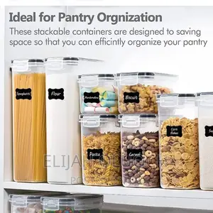 8pcs Food/Pantry Storage Containers*