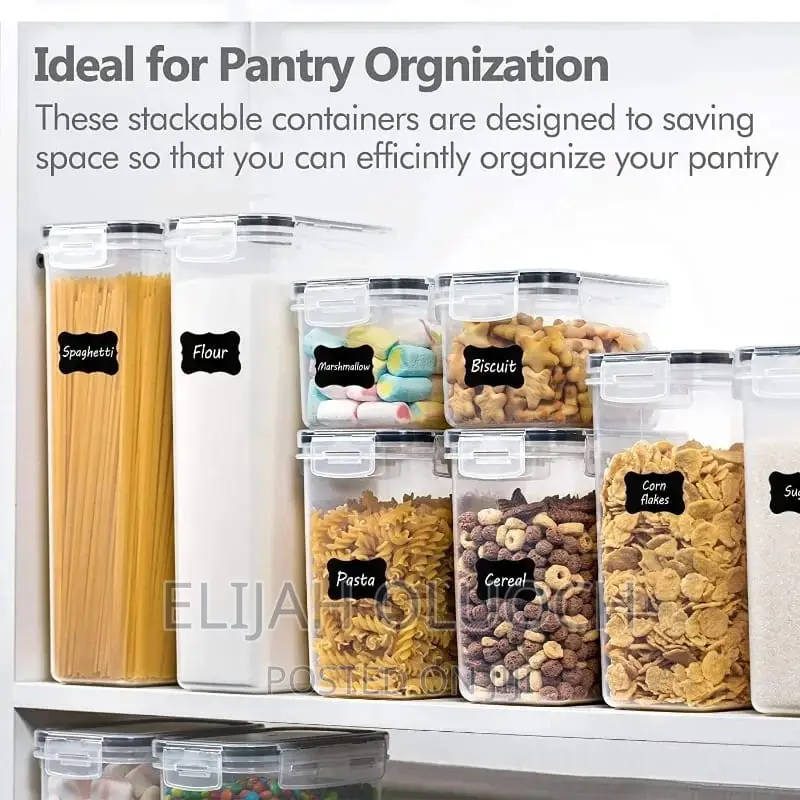 8pcs Food/Pantry Storage Containers*