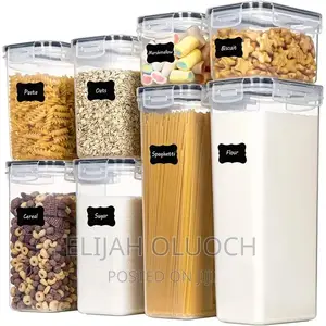 8pcs Food/Pantry Storage Containers*