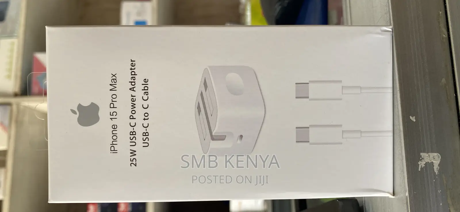 25W Usb-C Power Adapter and Usb-C to C Cable for iPhone 15