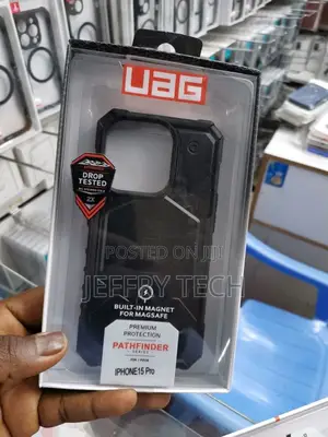 UAG Pathfinder Ultimate iPhone 15 Pro Case: Clear Ash/Black