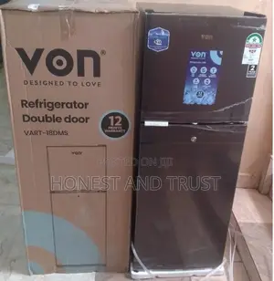 Von 138L Double Door Fridge VART-18DMK