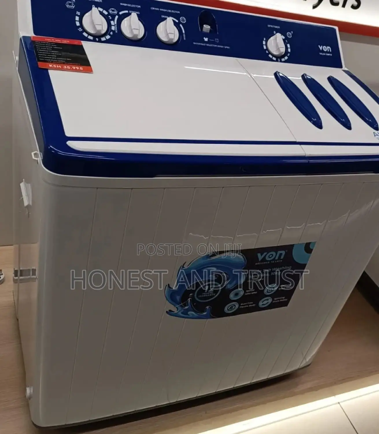 10kg Washing Machine Von