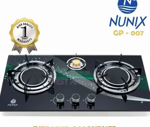 Infrared 3 Burner Glass Gas Top Auto Ignition Energy Saving