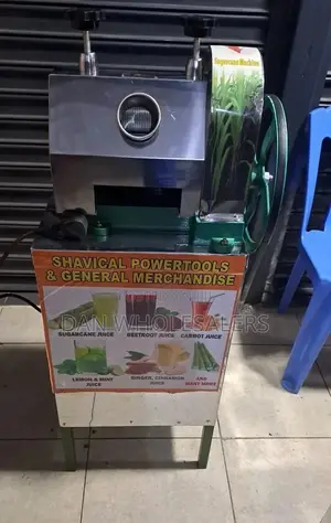 Sugarcane Juicer With Grind Press Machine - Stainless Steel