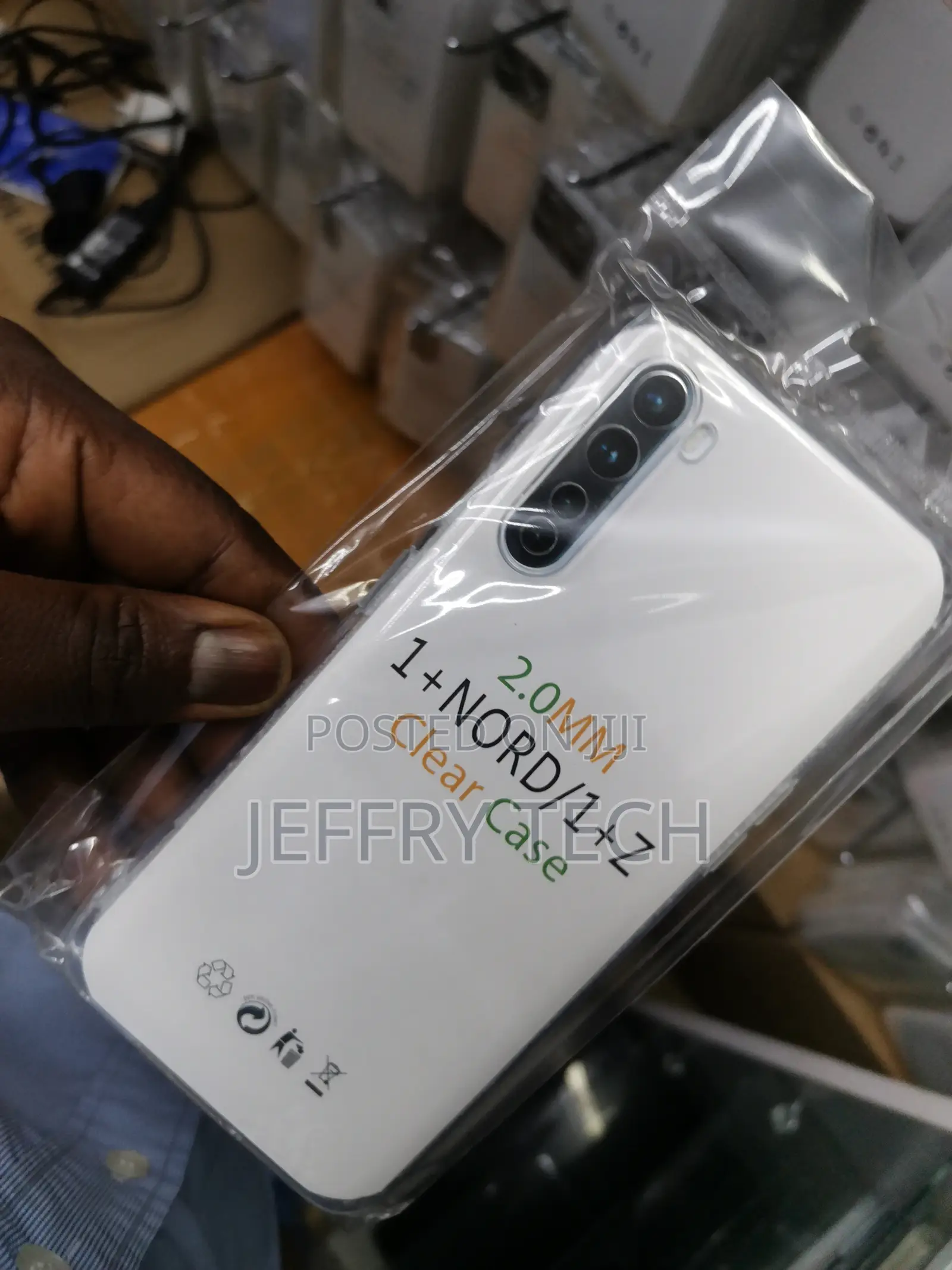 Oneplus Nord Clear Bumper Case - Transparent