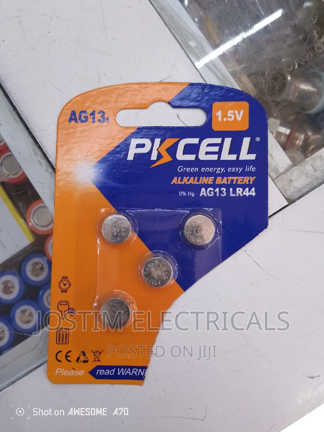 AG13 LR44 Alkaline Batteries