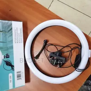 Original--Dimmable RGB Led Ring Light With Stand- 12 Inches