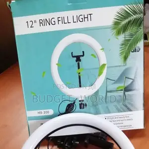 ~3 Color Modes Dimmable Lighting Ring Light~ 12 Inch