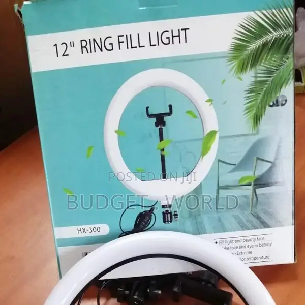~3 Color Modes Dimmable Lighting Ring Light~ 12 Inch