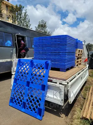 Plastic Pallets- Blue Plastic Pallets. (JFG03)