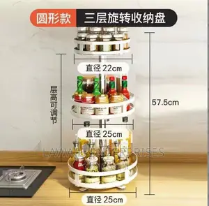 White 3 Layer Kitchen Organizer