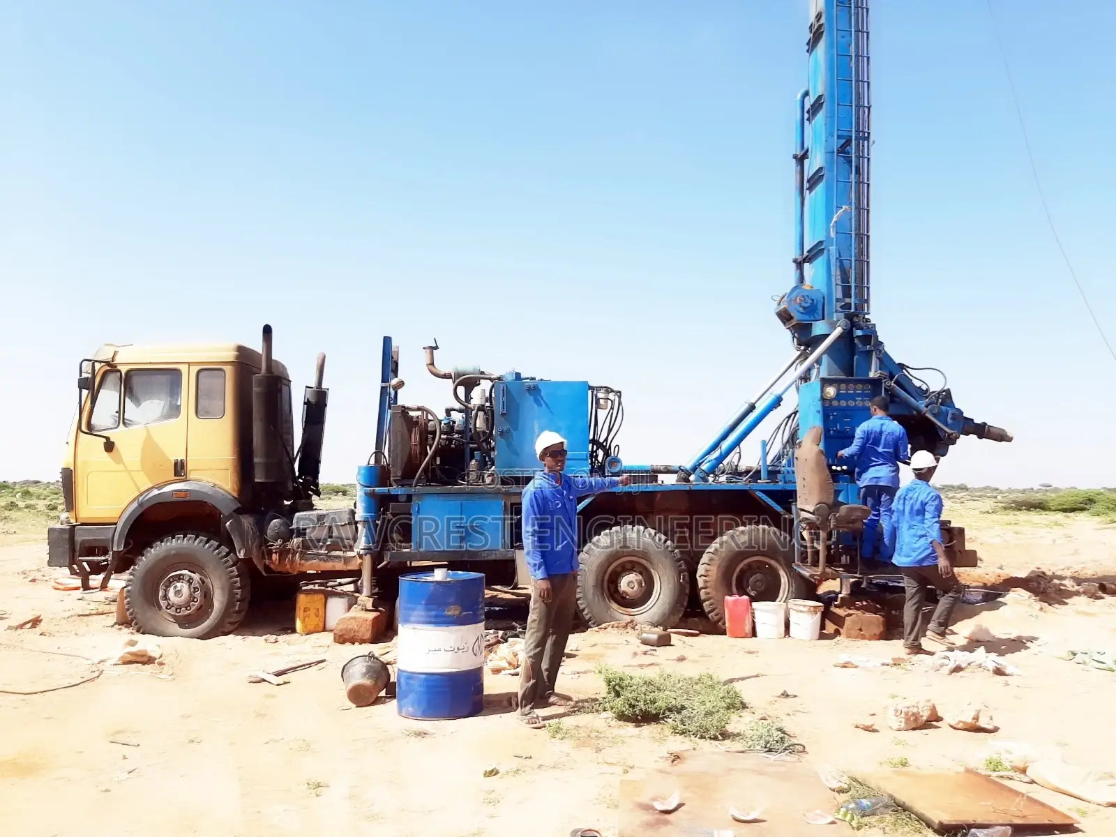 Borehole Drilling Panel Tank Construction