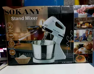2.0ltrs -250 Watts Sokany Hand Mixer With Bowl