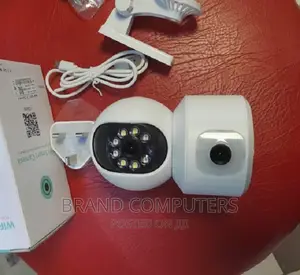 Dual Lens Nanny Wifi Smart Camera Rotating 360