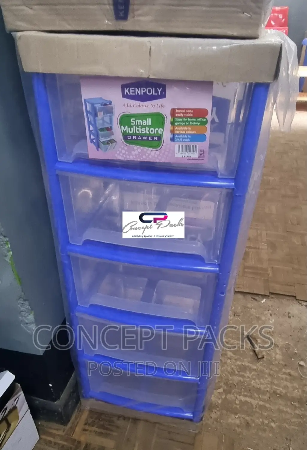 5 Multistorage Blue Drawer.
