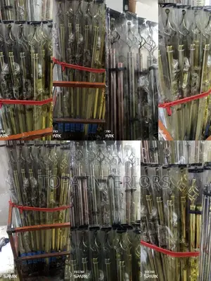 Smooth Chinese Window Curtain Rods 2m Double Window Curtain Rods Set