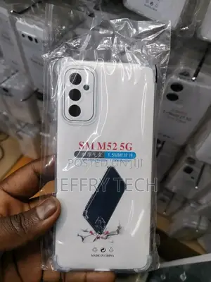 Back Defender Anti Shock Case for Samsung Galaxy M52 Clear