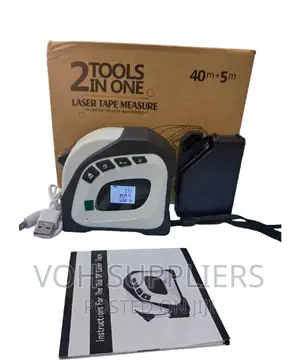 Digital Laser Tape Measure 2 in 1 40m +5m