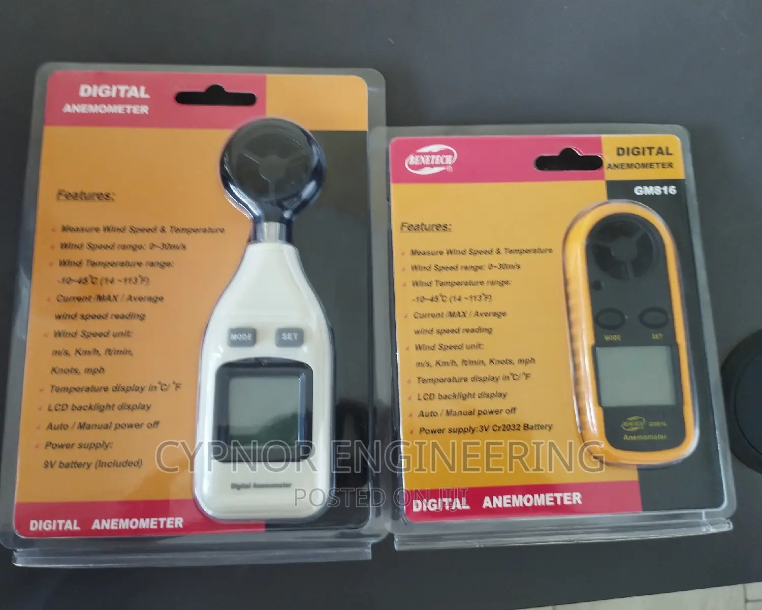 Digital Anemometer for Schools