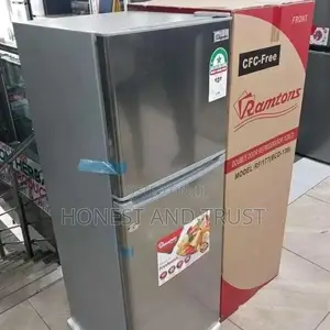 Ramtons 213 Liters 2 Door Direct Cool Fridge, Silver-