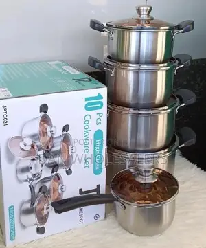 JP 10pcs Stainless Sufuria Set