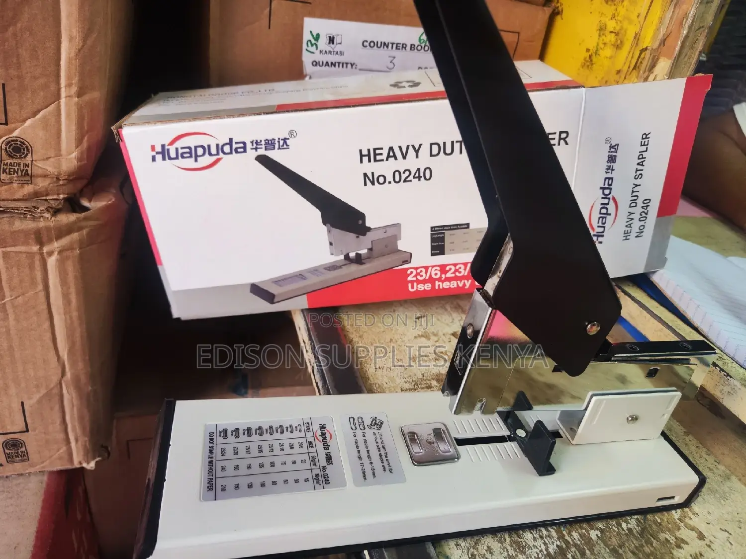 Heavy Duty Stapler Stationery Bulk Papers Stapler 240 Sheets