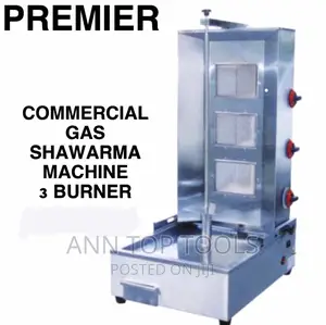 Premier Commercial Gas Shawarma Machine 3 Burner