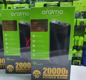 Oraimo 20,000mah Traveler 4 P204D Power Bank
