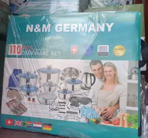 110 Pieces Heavy Duty Cookware Set Germany Life