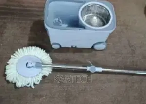 Magic Spin Mop Bucket With 4 Wheels.